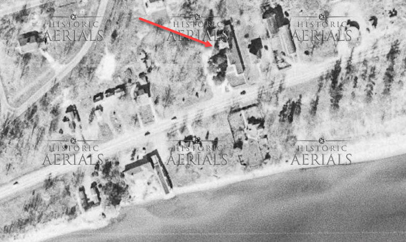 Green Pines Motel - 1953 Aerial (newer photo)